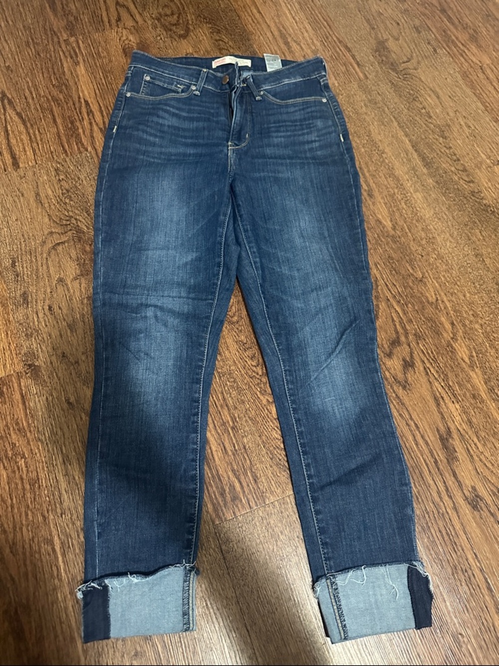 Signature by Levi Strauss Women's Dark Blue Skinny Jeans